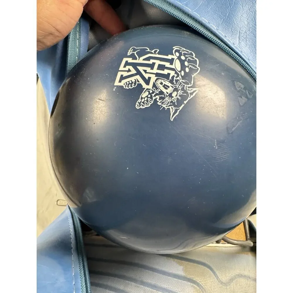 Vintage Brunswick Bowling Ball Bag Ball Hush Puppies Shoes Size 9 Set
